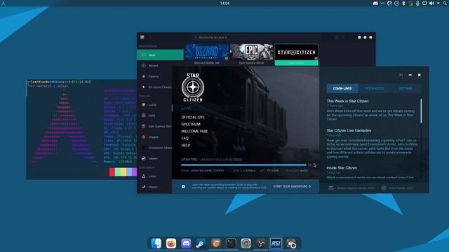 Star Citizen Linux TUTO смотреть онлайн