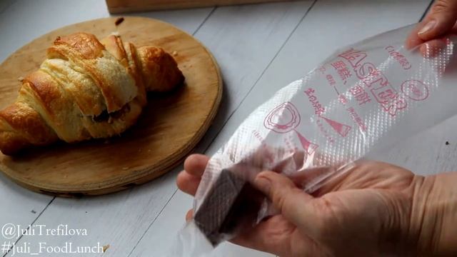 5 ВАРИАНТОВ НАЧИНОК ДЛЯ КРУАССАНОВ | Croissant filling for breakfast | #Juli_FoodLunch смотреть онлайн