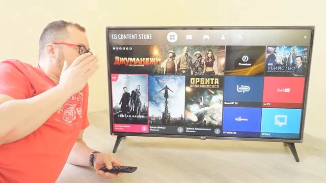 Телевизор LG 43LJ610V, черный