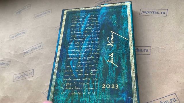 Обзор ежедневника Paperblanks 2023 Verne Twenty Thousand Leagues (Жюль Верн Двадцать Тысяч Лье) смотреть онлайн