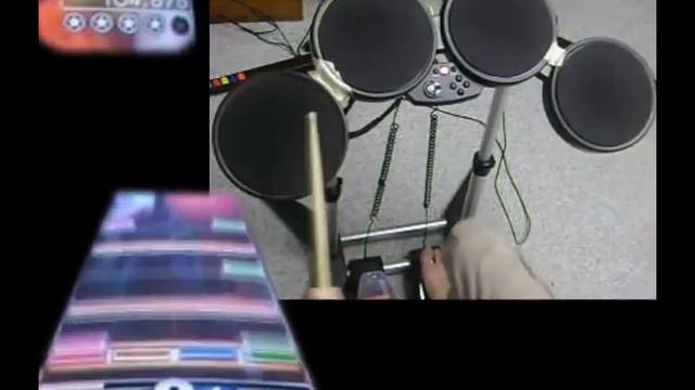 Rock Band 2 - Almost Easy Drums FC 100% Expert (1st Place) смотреть онлайн