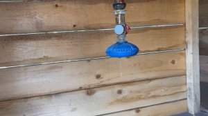 Построил просторный деревянный летний душ своими руками и с баком из оцинковки на 350 л.