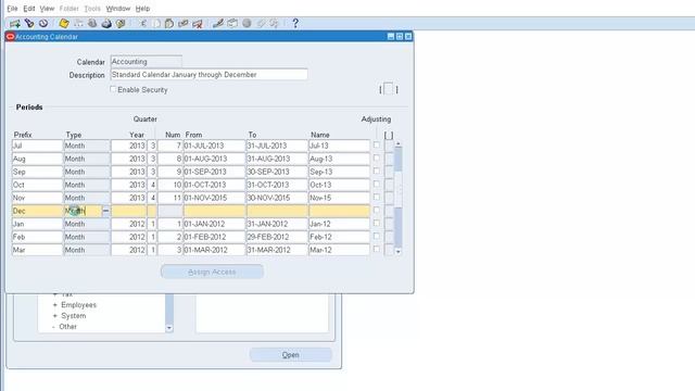 Oracle Apps - R12- Open Accounting Period - GL смотреть онлайн