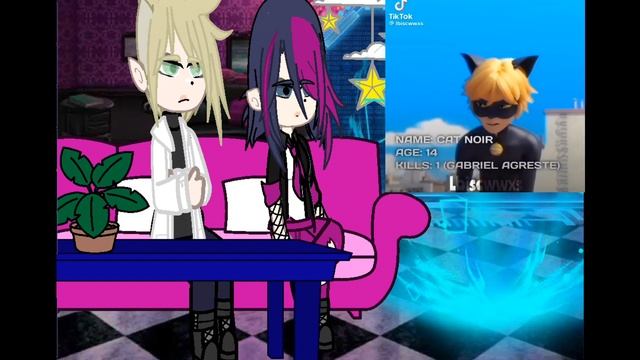 Shadybug e Claw noir Reagir a Cat blanc// Shadybug y Claw noir Reaccionan a cat blanc смотреть онлайн