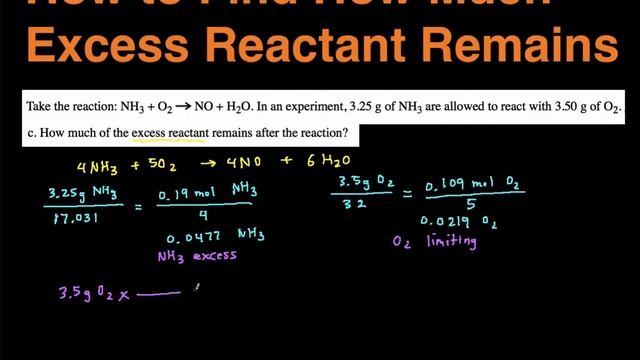 How to Find How Much Excess Reactant Remains Examples, Practice Problems, Questions, Summary смотреть онлайн