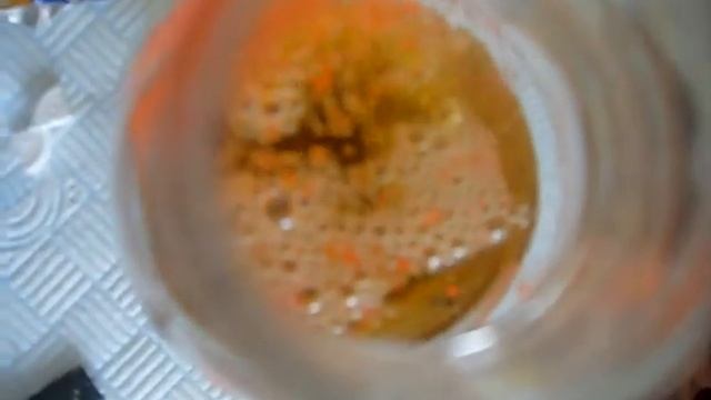 Lava Lamp With Fluorescent Paint