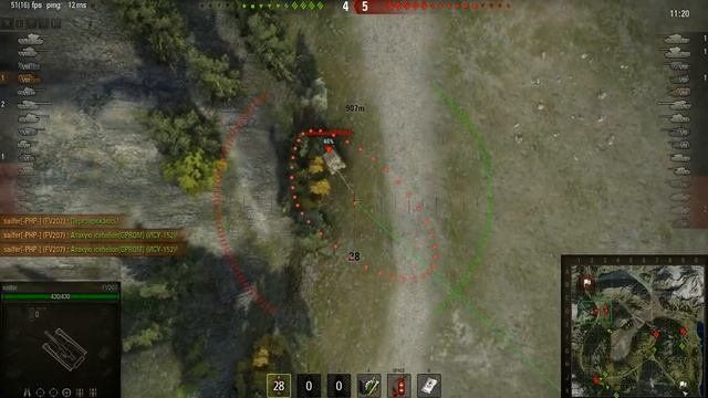 Ре-плей WoT Игроков Клана [-PHP-] смотреть онлайн