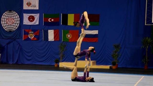 2012 03 Maia FIG AcroWorldCup Balance WG POR Andrade Vicente Pinto смотреть онлайн