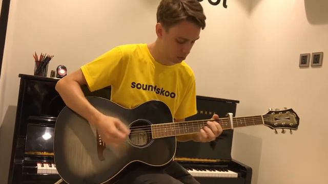Ed Sheeran & Justin Bieber - I Don't Care - Fingerstyle guitar cover смотреть онлайн