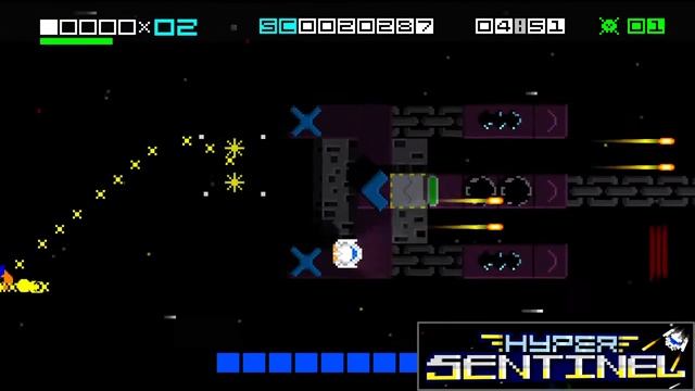 Hyper Sentinel - Finishing the game смотреть онлайн