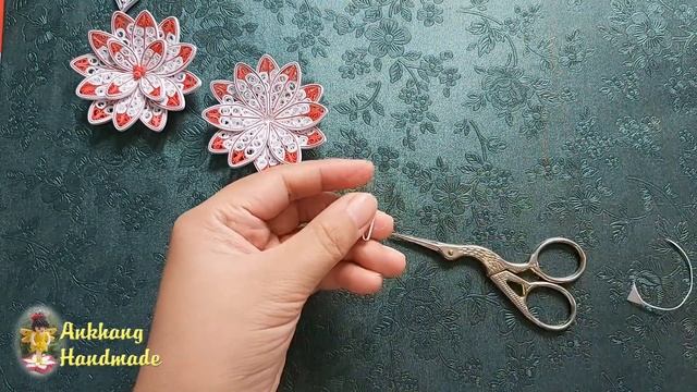 Quilling Poinsettia V5 Tutorial | DIY Paper Poinsettia Home Decoration