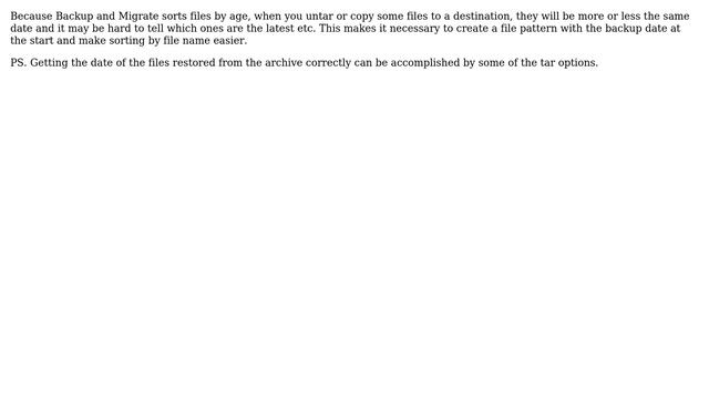 Drupal: How to put a date token at the start of Backup and Migrate file name pattems? смотреть онлайн