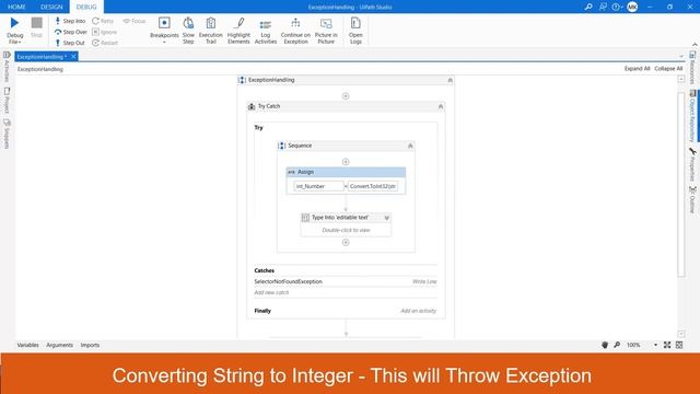 2. UiPath | TRY CATCH FINALLY | Multiple Catch Blocks | Exception Handling | Scenarios | RPA смотреть онлайн