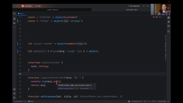 Typescript - Generics in typescript смотреть онлайн