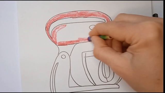 Как нарисовать миксер легко и просто смотреть онлайн