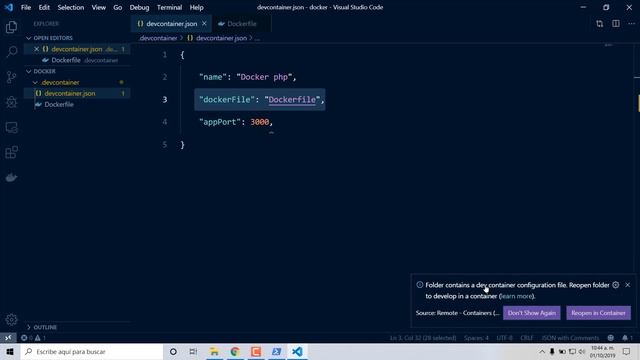 Entorno desarrollo con docker y vscode смотреть онлайн