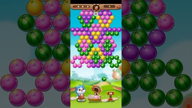 Permainan Bubble Shoot - Fruit Splash #games #gamevideo смотреть онлайн