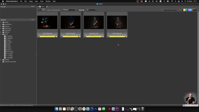 Photo Mechanic сортировка, изменение порядка, синхронизация с двух фотоаппаратов смотреть онлайн