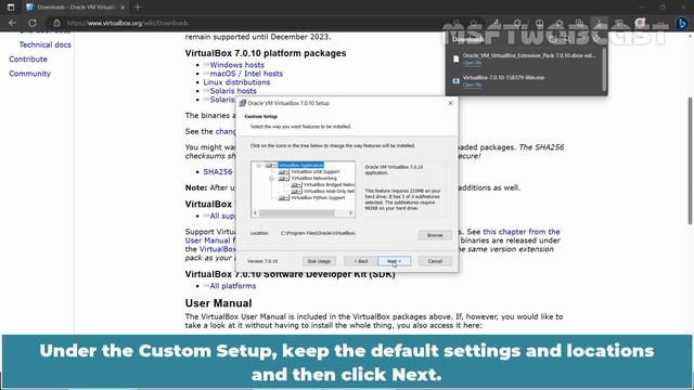 How to Install Oracle VM VirtualBox on Windows 10 / Windows 11 смотреть онлайн