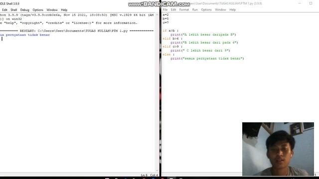 Python PTM 8 IF ELIF ELSE DASAR PEMPROGRAMAN смотреть онлайн