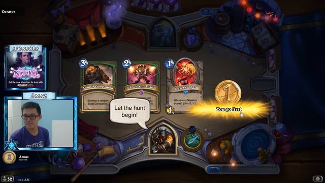 [Hearthstone] AMAZ VS KARAZHAN: The Menagerie (Wing 3, Normal) and Class Challenges смотреть онлайн
