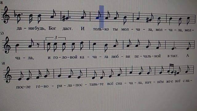 ноты "Под музыку Вивальди" смотреть онлайн