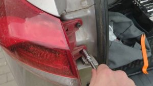 Снятие задней фары в hyndai tucson TL