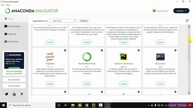 How to Install Anaconda and Jupyter Notebook on Windows 10 /11 | Amit Thinks смотреть онлайн