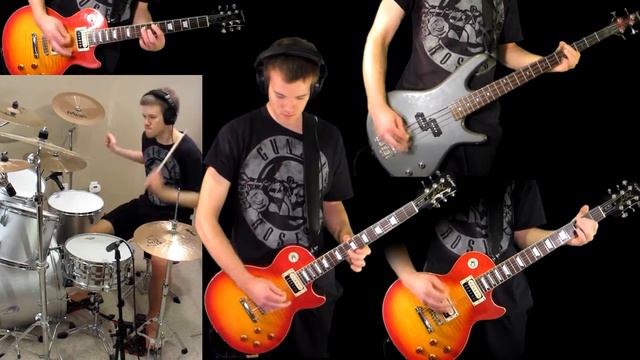 Don't Damn Me - Guns N' Roses - Guitar Bass Drum Cover смотреть онлайн