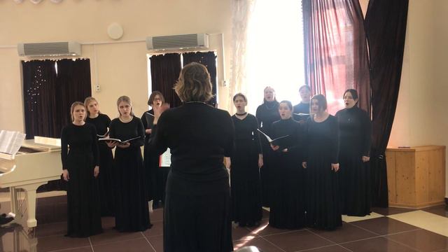 Хоровой ансамбль кафедры музыкального образования - С. Плешак, сл. А. Краснорецкого "Ветер" смотреть онлайн