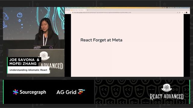 Understanding Idiomatic React – Joe Savona, Mofei Zhang, React Advanced 2023 смотреть онлайн