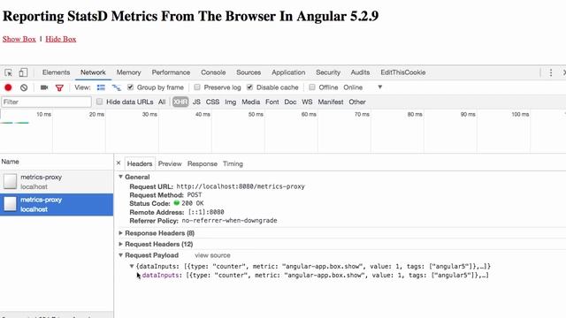 Reporting StatsD Metrics From The Browser In Angular 5.2.9 смотреть онлайн