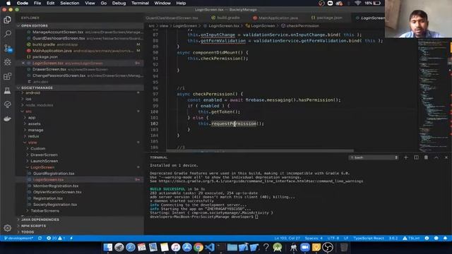 How to push Notification in app background or running state showing using react native + nodejs ? смотреть онлайн