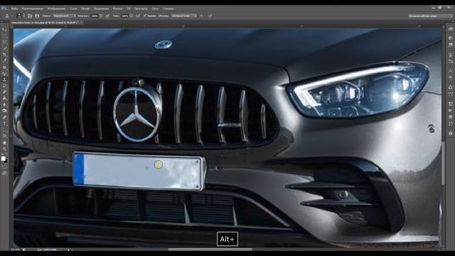 Как замазать автомобильный номер в Adobe Photoshop CS 6 смотреть онлайн
