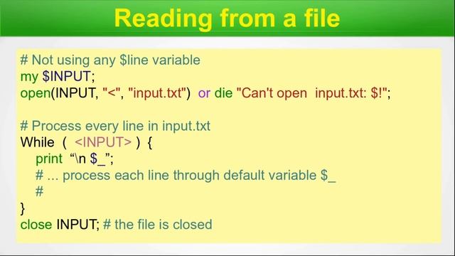 Mastering File Input/Output, Globbing, and Logging in PERL: A Comprehensive Guide смотреть онлайн