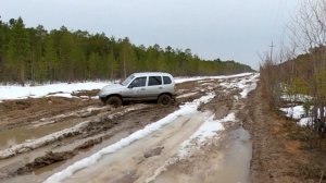 Off-road на Ниве с пневмоблокировкой и самоблоком ИЖ-ТЕХНО, Нива Бронто по жёсткому бездорожью