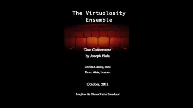 Duo Concertante for Oboe and Bassoon by Joseph Fiala performed by the Virtualosity Ensemble смотреть онлайн