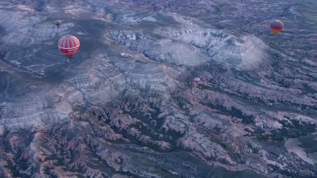 Полет на воздушном шаре. 4k. Balloon flight. Dron смотреть онлайн