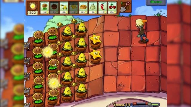 ПОБЕДИЛ ЗОМБОССА???!!! Plants vs. Zombies #9 смотреть онлайн