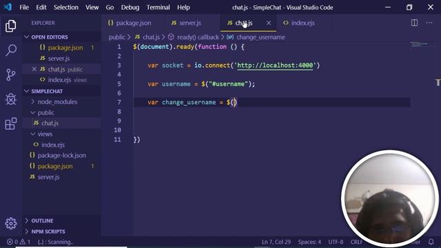 Real Time Chat App Using Node.js Express and Socket.io (WebSockets) смотреть онлайн