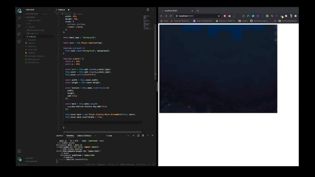 Criando jogos com Javascript - Como criar iluminação/lanterna com Phaser JS смотреть онлайн
