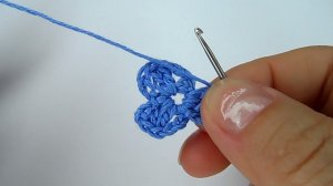 Узор крючком Цветочки (безотрывное вязание мотивов крючком). Часть 1