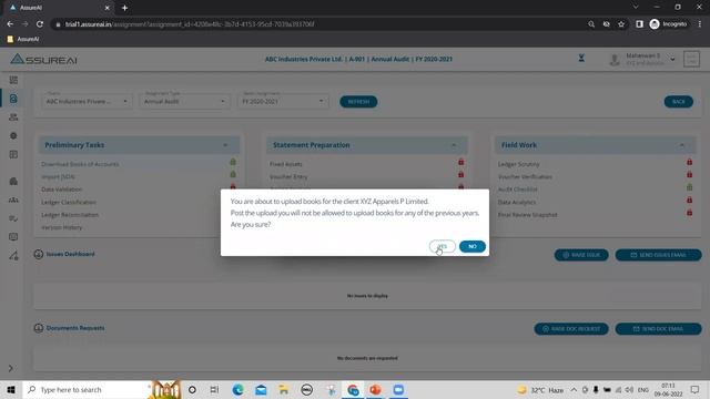 1. Annual Audit - JSON Import смотреть онлайн