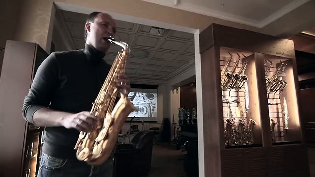 Rampone R1 Jazz Silver Neck alto saxophone test 2 by Владимир Соколов смотреть онлайн