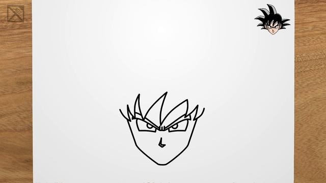 How to draw GOKU (Dragonball) step by step, EASY смотреть онлайн