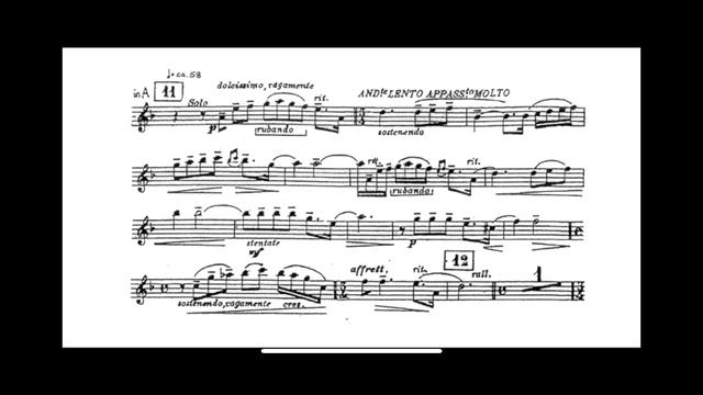 G. Puccini - Tosca “E Lucevan le Stelle” ~ Solo Clarinet Excerpt смотреть онлайн