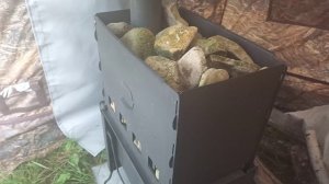 Походная баня с печкой Смуглянка 2