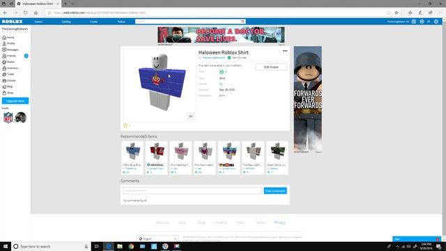 My Halloween Shirt on Roblox and My Group смотреть онлайн