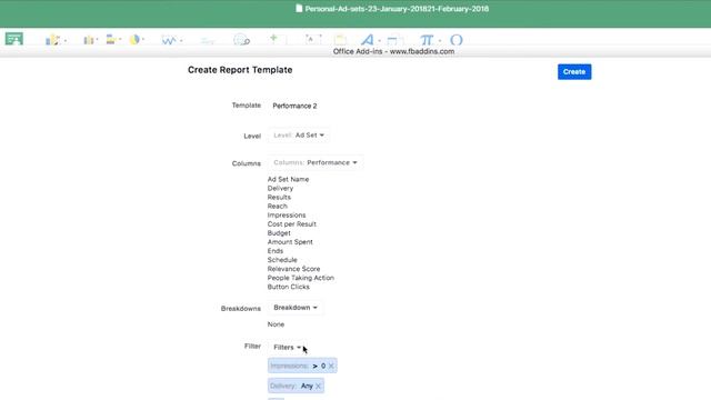 Facebook Ads Manager For Excel смотреть онлайн