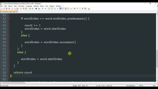 string count substring in swift 3 смотреть онлайн
